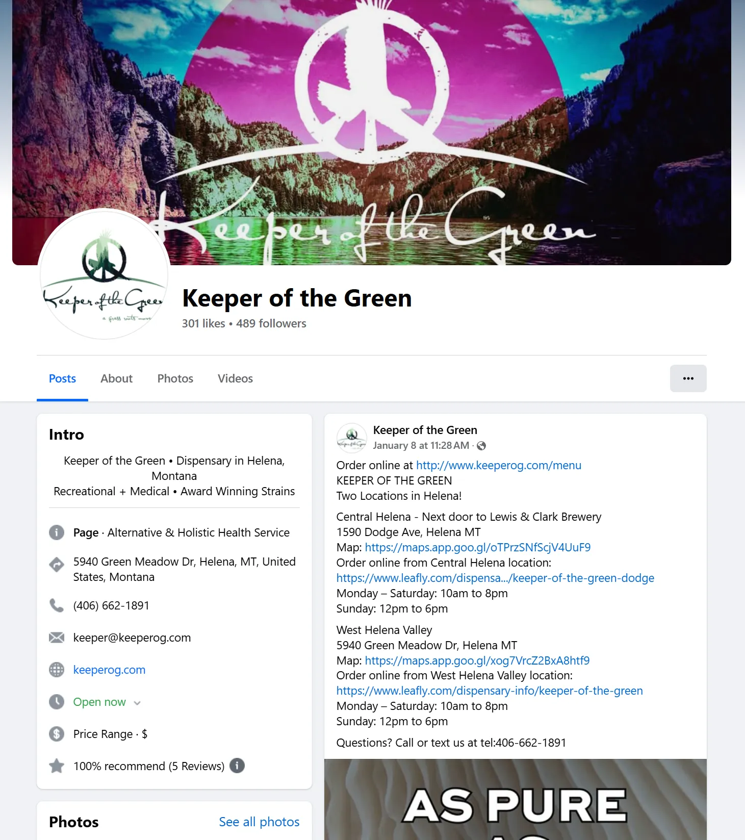 Keeper of the Green: social media